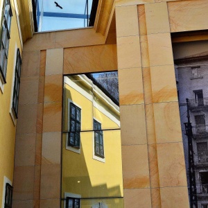 régi és új homlokzat