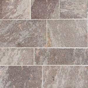 Részben csiszolt porfír felület